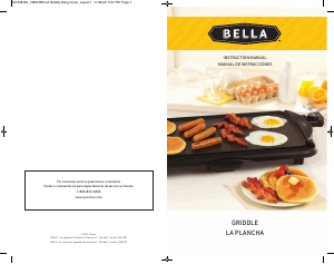 Manual Bella 13602 Table Grill