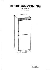 Bruksanvisning Electrolux TR1230A Kyl-frys