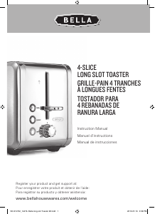 Mode d’emploi Bella 14479 Grille pain