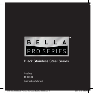 Manual Bella 90063 Toaster