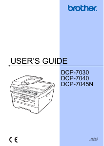 Handleiding Brother DCP-7045NR Multifunctional printer