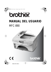 Bedienungsanleitung Brother MFC-890 Multifunktionsdrucker