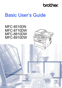 Handleiding Brother MFC-8710DW Multifunctional printer