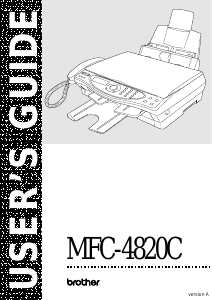 Bedienungsanleitung Brother MFC-4820C Multifunktionsdrucker