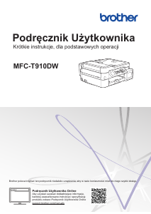 Instrukcja Brother MFC-T910DW Drukarka wielofunkcyjna