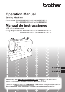 Manual de uso Brother XR3774 Máquina de coser