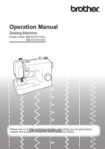 Manual Brother JK1700 Sewing Machine