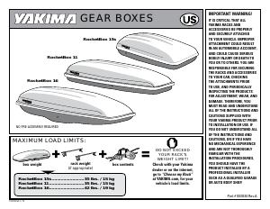 Handleiding Yakima RocketBox 15s Dakkoffer