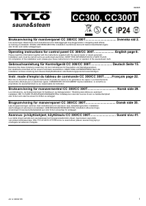 Manual Tylö CC300T Thermostat