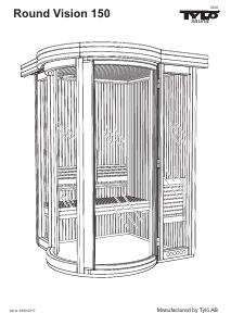 Handleiding Tylö Round Vision 150 Sauna
