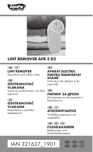 Manual AquaPur IAN 321627 Aparat de curăţat scame