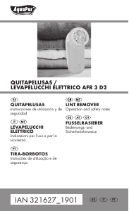 Manual de uso AquaPur IAN 321627 Quitapelusas