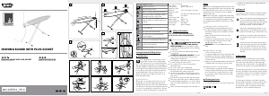 Handleiding AquaPur IAN 339703 Strijkplank