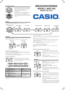 Bruksanvisning Casio Baby-G BGA-110-7BER Ur