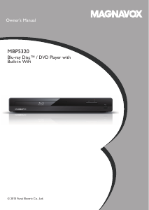 Bruksanvisning Magnavox MBP5320 Blu-ray spelare