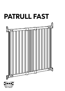 Руководство IKEA PATRULL FAST Детский барьер