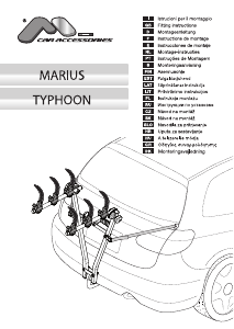 Manual F.LLI Menabo Typhoon Suporte de bicicletas
