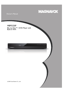 Bruksanvisning Magnavox MBP5320F Blu-ray spelare
