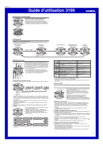 Mode d’emploi Casio Collection AE-2000W-1AVEF Montre