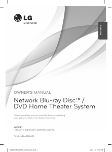 Manual LG HB965TX Home Theater System