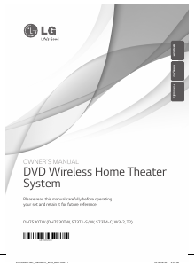 Manual LG DH7530TW Home Theater System