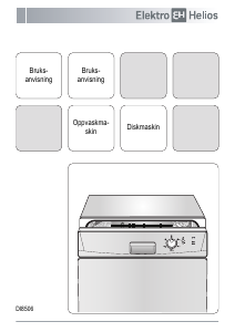 Bruksanvisning ElektroHelios DI8506 Diskmaskin