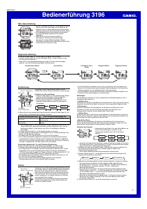 Bedienungsanleitung Casio Collection F-201WA-1AEF Armbanduhr