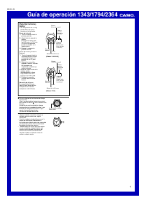 Manual de uso Casio Collection LRW-250H-1A1VEF Reloj de pulsera