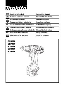 Bruksanvisning Makita 6281DWAE Borrskruvdragare