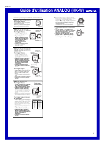 Mode d’emploi Casio Collection MQ-24-1B3LLEF Montre