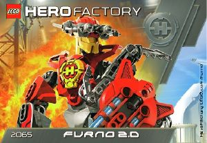 Vadovas Lego set 2065 Hero Factory Furno 2.0