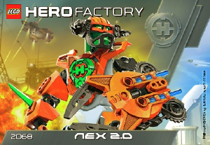 Manual Lego set 2068 Hero Factory Nex 2.0