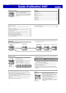 Mode d’emploi Casio Collection MWD-100H-1AVEF Montre