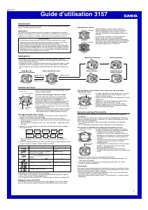 Mode d’emploi Casio Collection SGW-100-1VEF Montre
