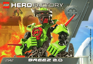 Kullanım kılavuzu Lego set 2142 Hero Factory Breez 2.0