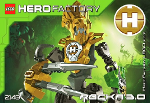Manual Lego set 2143 Hero Factory Rocka 3.0