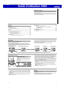 Mode d’emploi Casio Collection TRT-110H-1A2VEF Montre