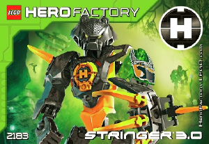 Manual Lego set 2183 Hero Factory Stringer 3.0
