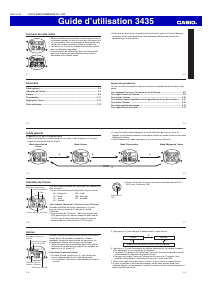 Mode d’emploi Casio Collection W-216H-1AVEF Montre