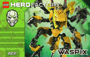 Kasutusjuhend Lego set 2231 Hero Factory Waspix
