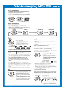 Handleiding Casio Collection W-800H-1AVES Horloge