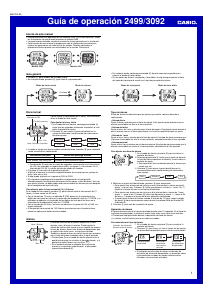 Manual de uso Casio Collection W-800H-1AVES Reloj de pulsera