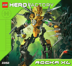 Bruksanvisning Lego set 2282 Hero Factory Rocka XL