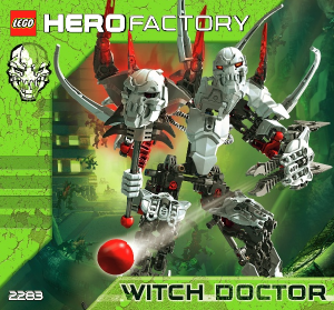 Manual Lego set 2283 Hero Factory Witch doctor