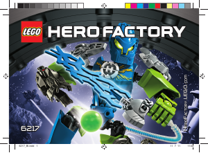 Manual Lego set 6217 Hero Factory Surge