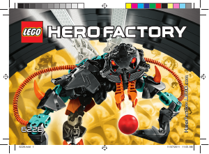 Manual Lego set 6228 Hero Factory Thornraxx