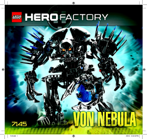 Manual Lego set 7145 Hero Factory Von nebula