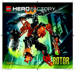 Bruksanvisning Lego set 7162 Hero Factory Rotor