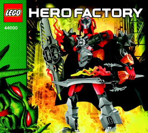 Priročnik Lego set 44000 Hero Factory Furno XL