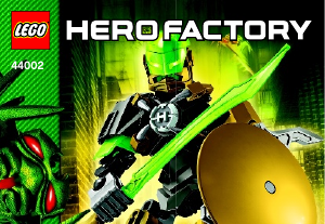 Vadovas Lego set 44002 Hero Factory Rocka